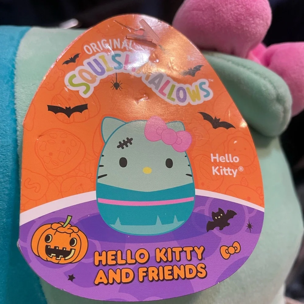 Squishmallows Hello Kitty and Friends 8 Inch Franken Halloween Plush